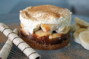 A estupenda torta de banana banofee