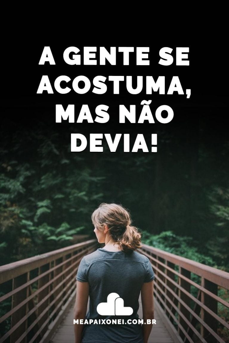 No Trecho Eu Sei Que A Gente Se Acostuma