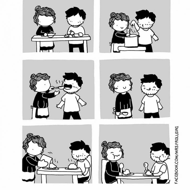 Ilustração de casal
