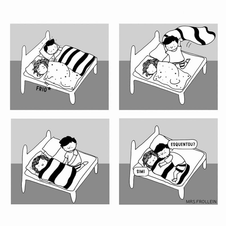 Ilustração de casal