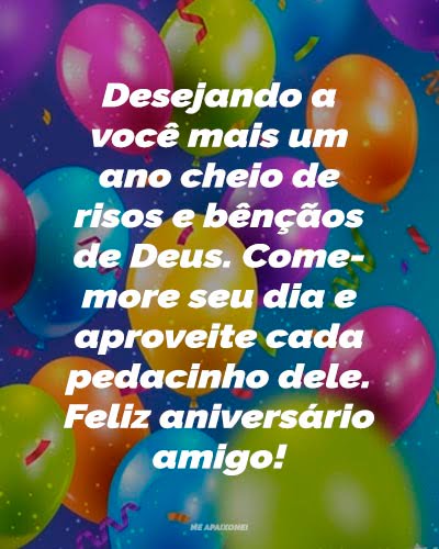 Feliz aniversário evangélico