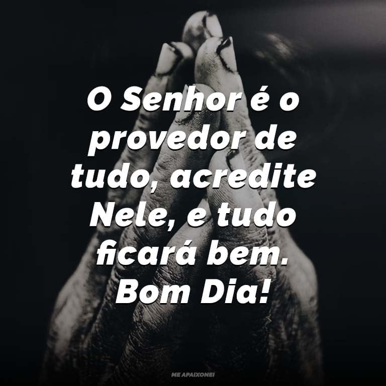 Bom dia com Deus no coração