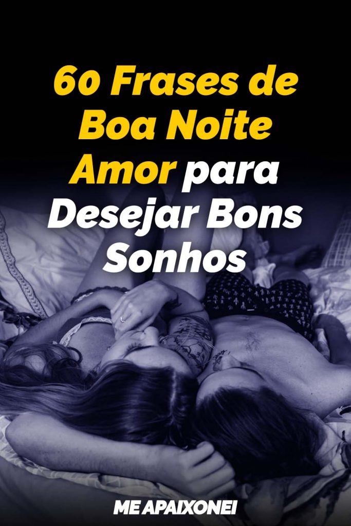 Frases de boa noite amor
