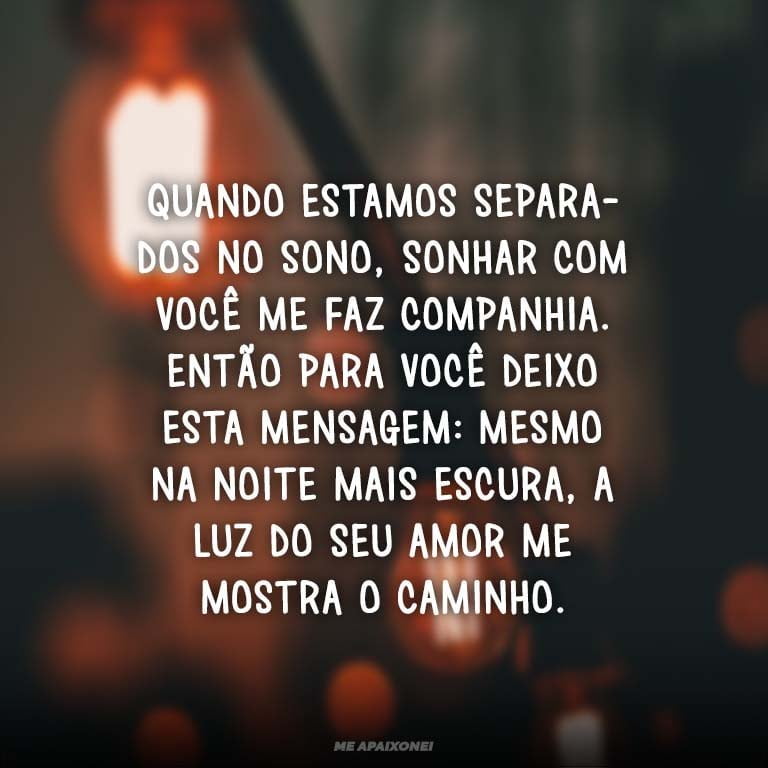 Frases de boa noite românticas