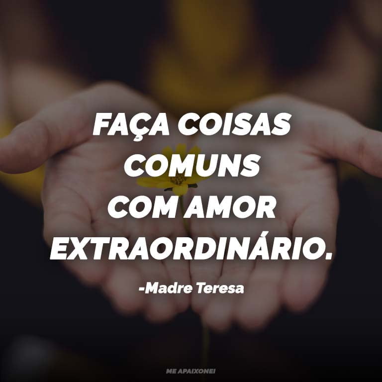 Madre Teresa de Calcutá Frases