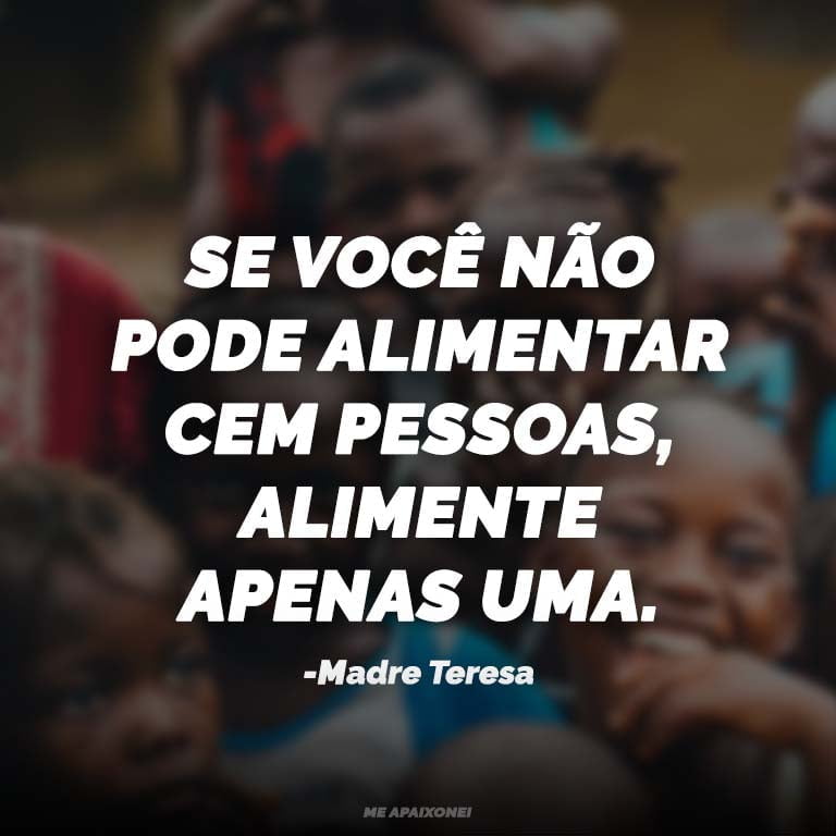 Madre Teresa de Calcutá Frases
