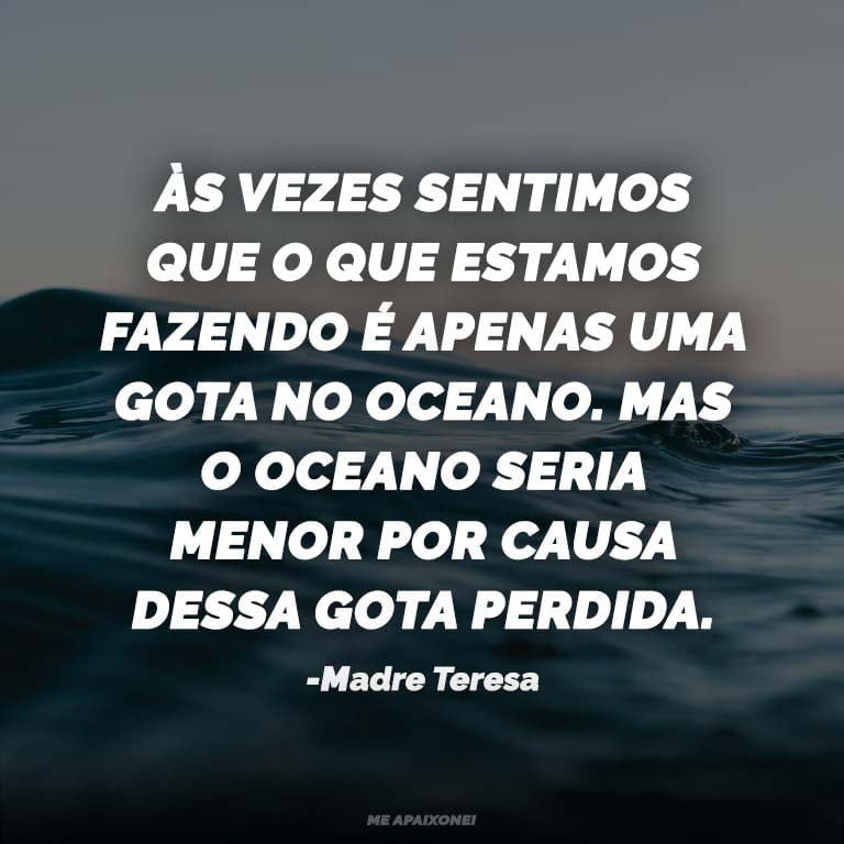 Madre Teresa de Calcutá Frases