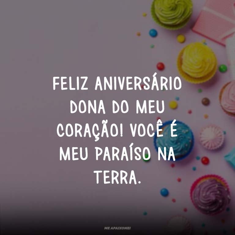 Parabéns amor da minha vida