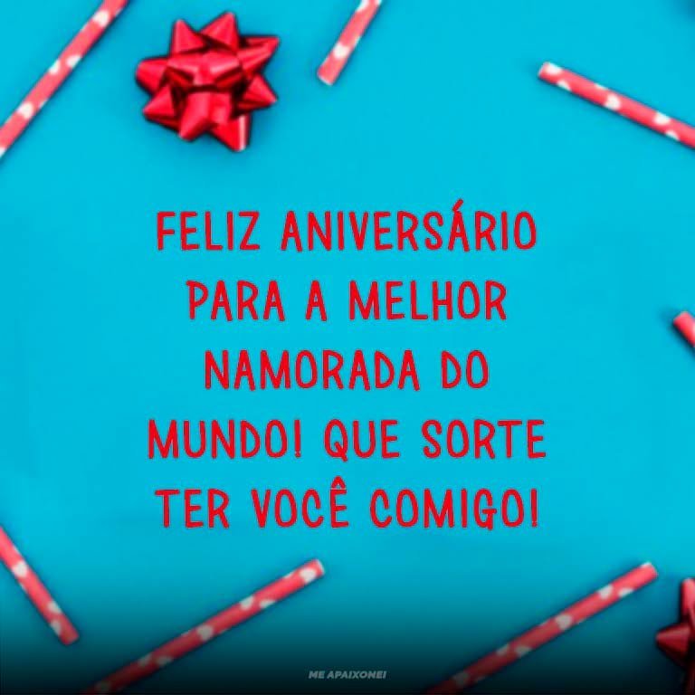 Parabéns amor da minha vida