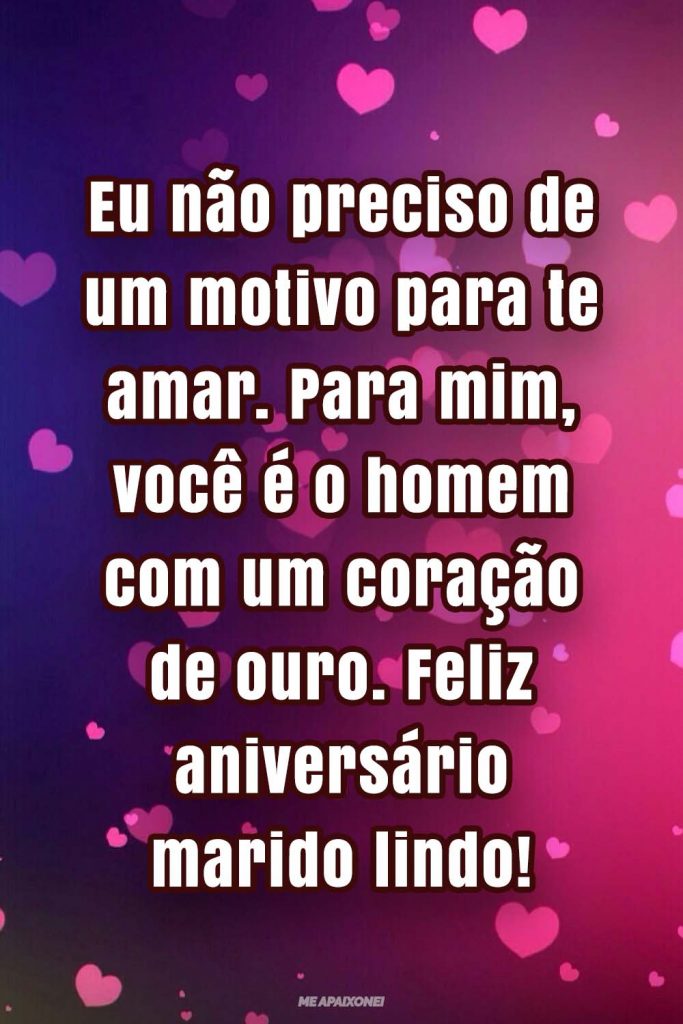 Frases de aniversário para marido