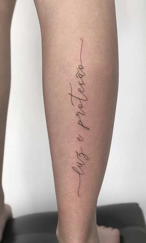 Tatuagem de palavras
