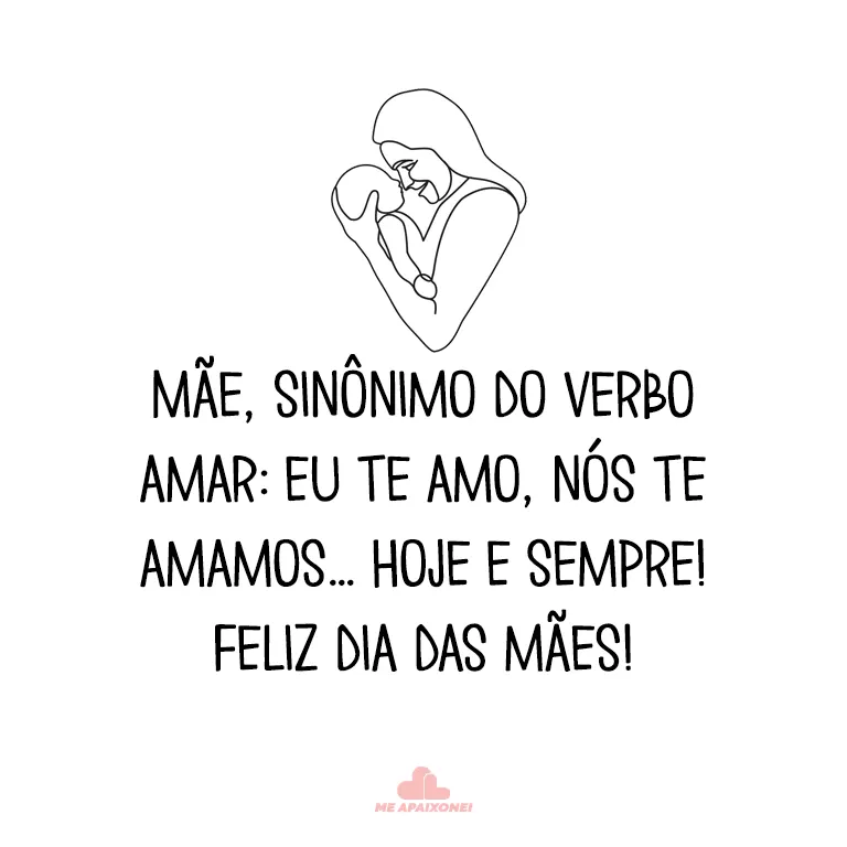 Frases Dia das Mães homenagem