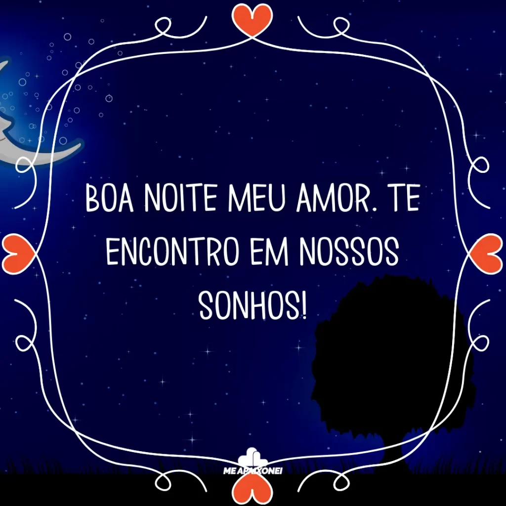 Mensagens de boa noite amor
