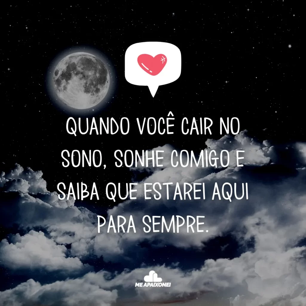 Mensagens de boa noite amor
