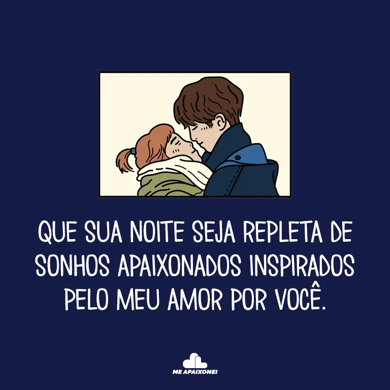 Mensagens de boa noite com amor