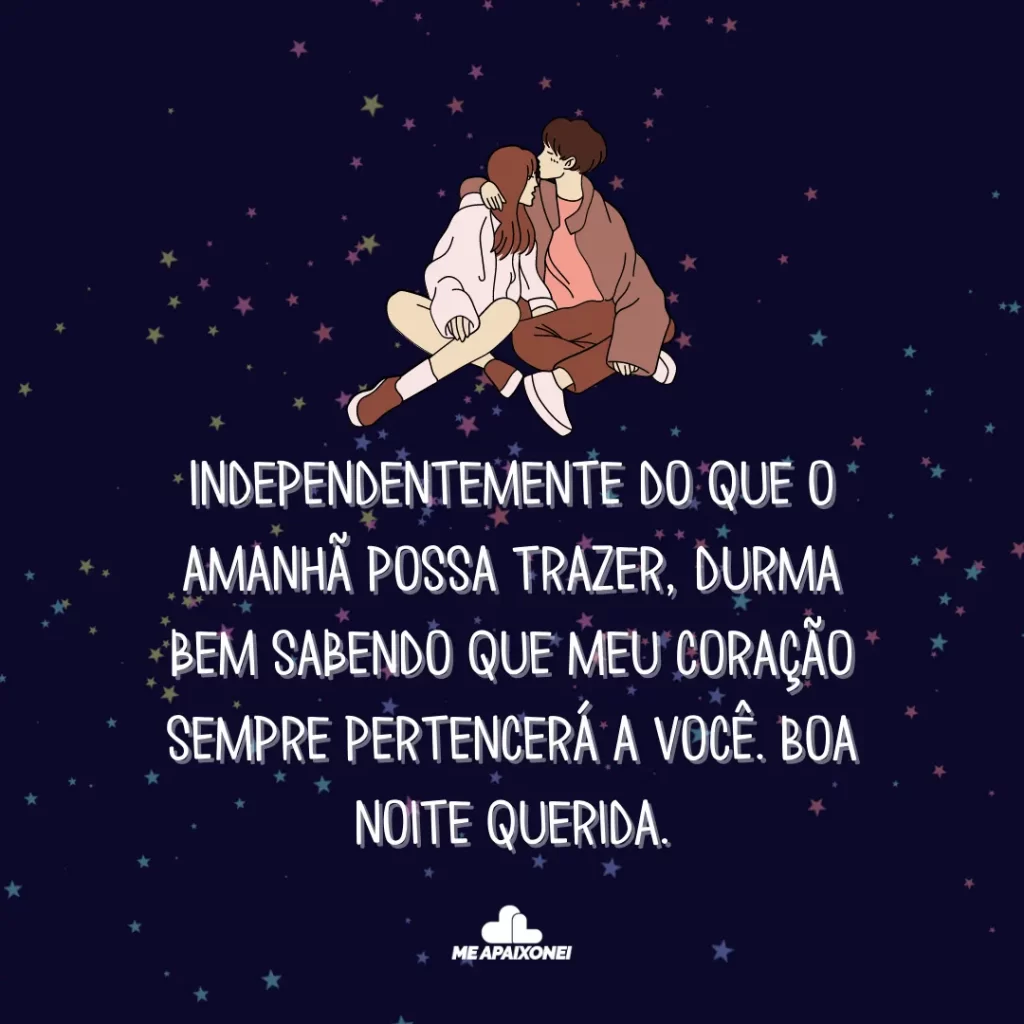 Mensagens de boa noite com carinho para whatsapp