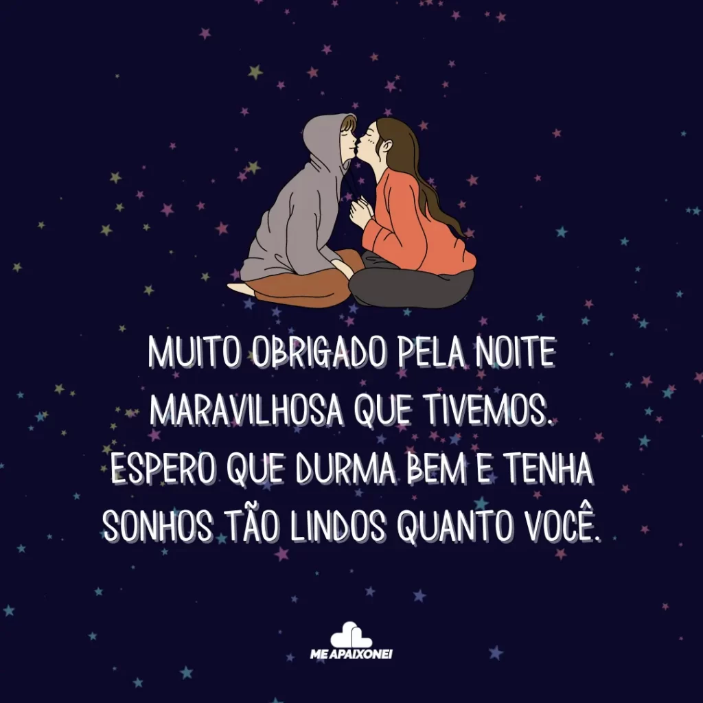Mensagens de boa noite com carinho para whatsapp