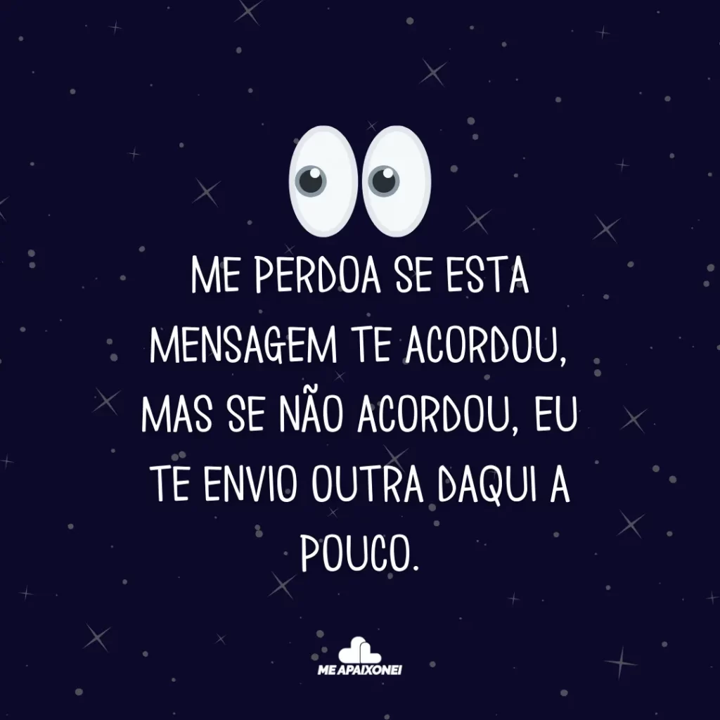 Mensagens de boa noite engraçadas