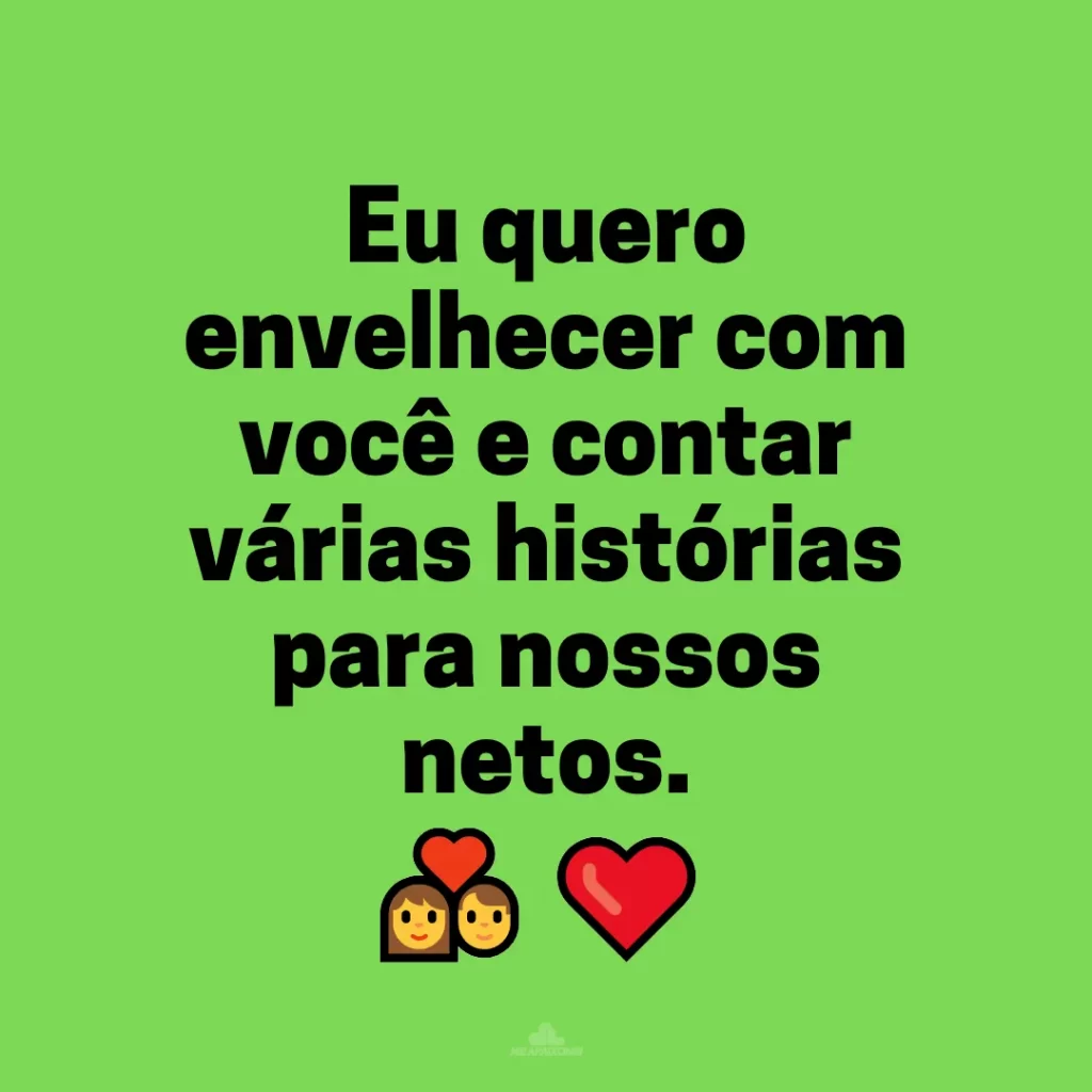 Elogios para namorada