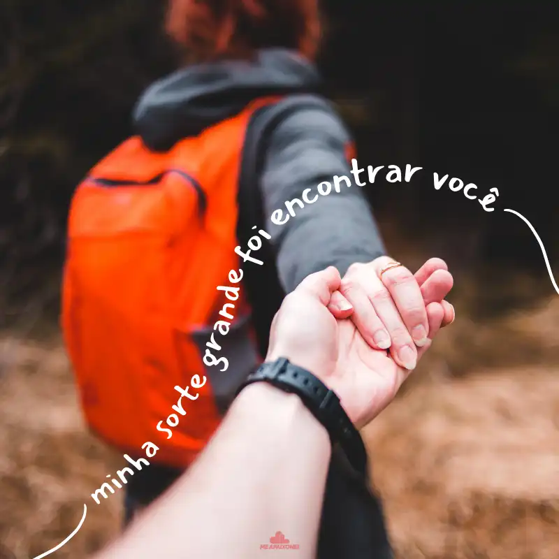 Frases do Dia dos Namorados para Marido - Minha sorte grande foi encontrar você.