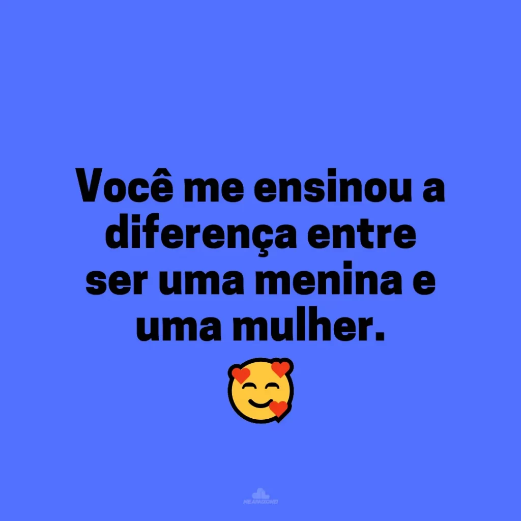 Elogios para namorada