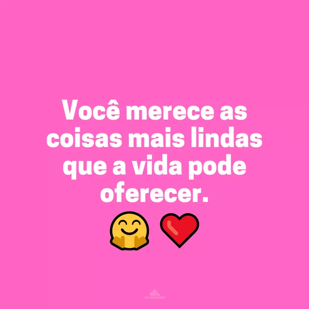 Elogios para namorada