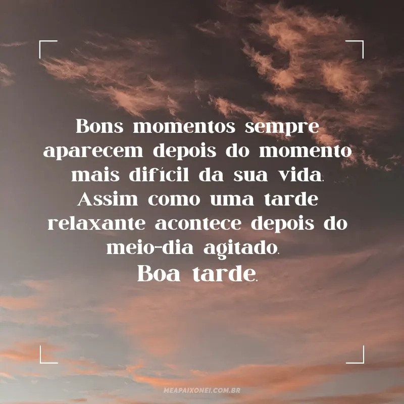 Frases de boa tarde