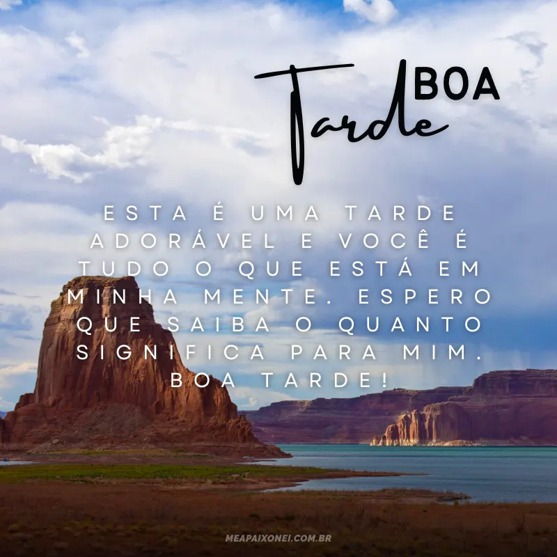 Mensagens de boa tarde