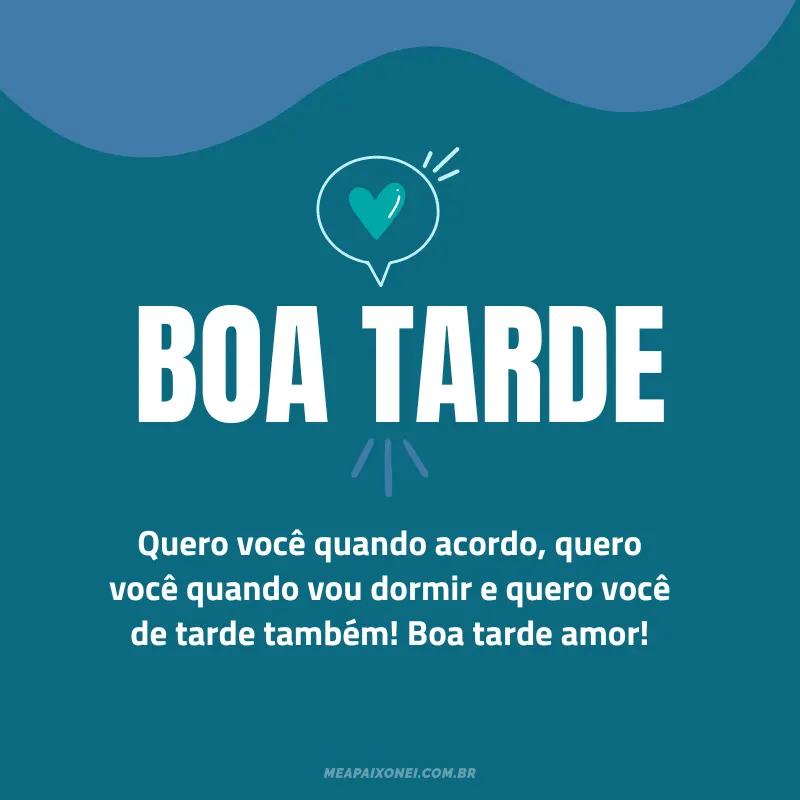 Mensagem de boa tarde com carinho