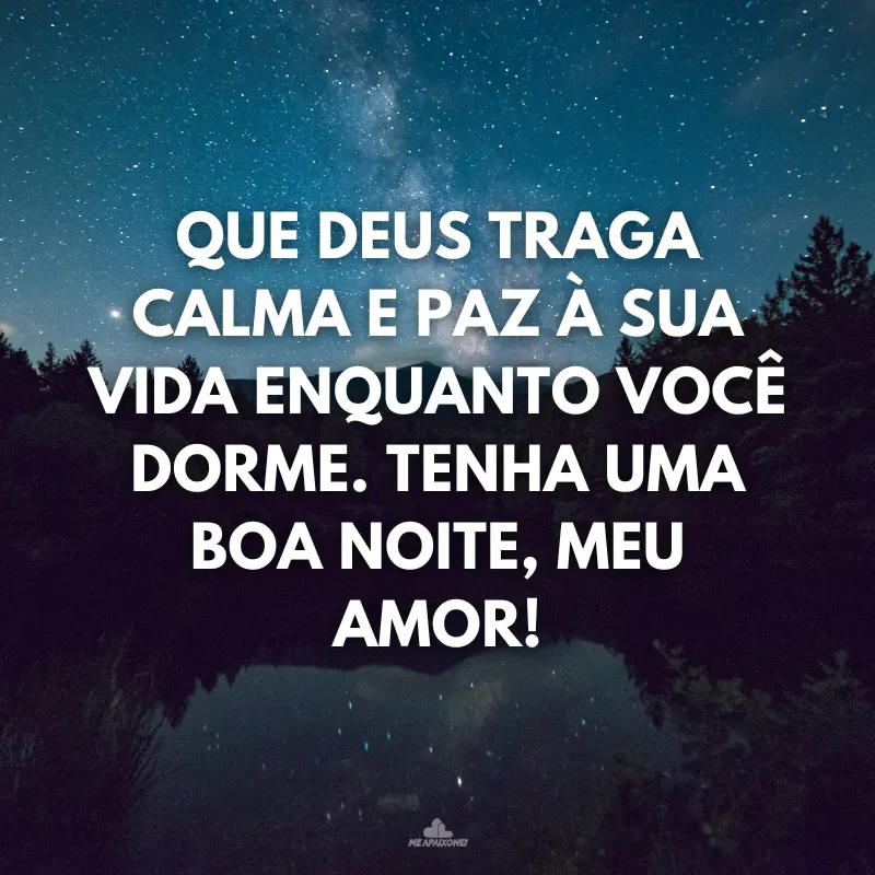 mensagens de boa noite com carinho de Deus