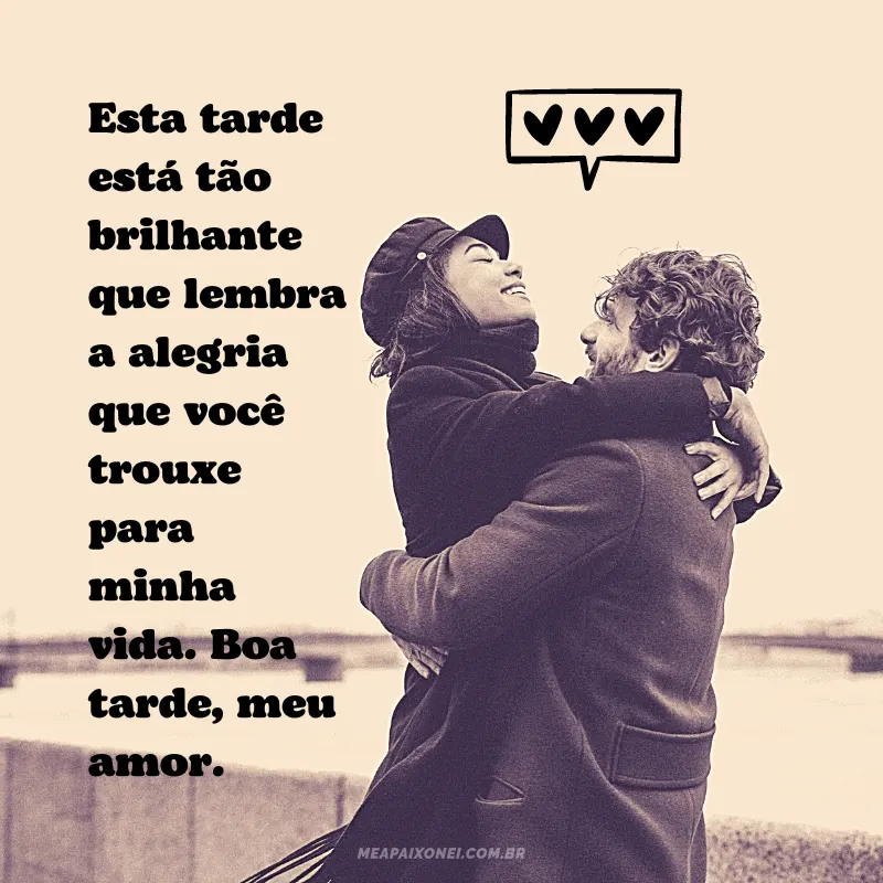 Mensagens de boa tarde para namorado e marido