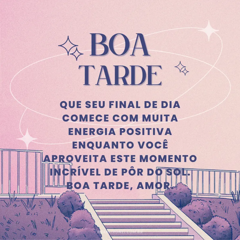 Mensagens de boa tarde para namorada ou esposa