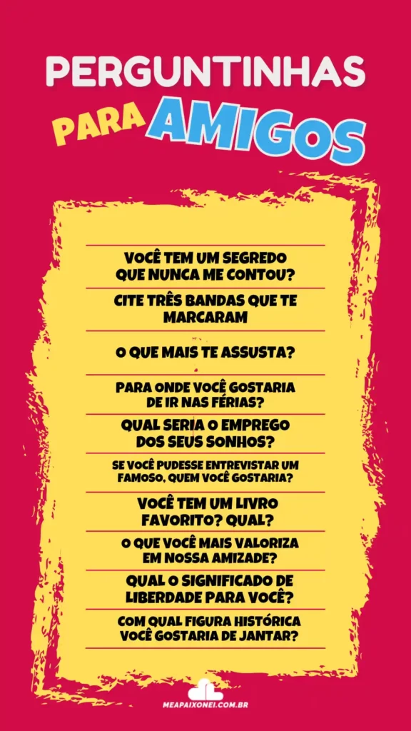 Perguntinhas para amigos