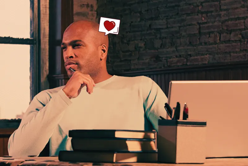 Como saber se ele está pensando em mim