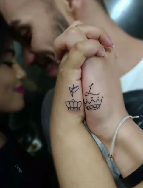 Tatuagens de casal: Coroas
