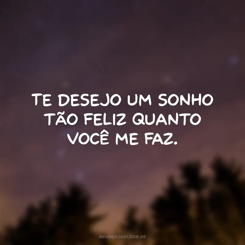 Frases de boa noite para seu amor