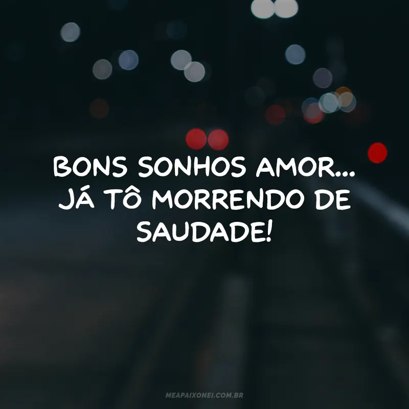 Frases de boa noite para seu amor