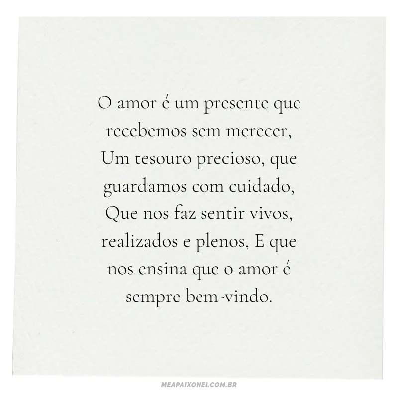 Poemas de amor - Claro como a luz do dia