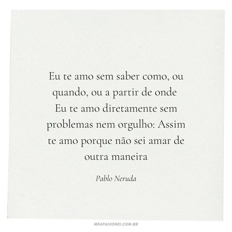 Poemas de amor - Pablo Neruda