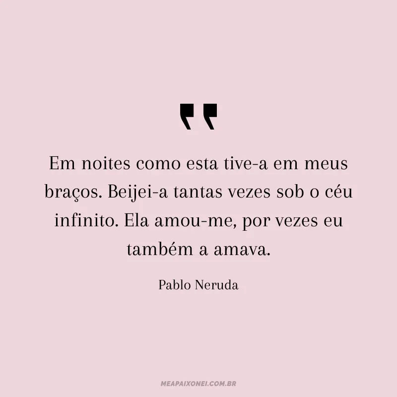 Poemas de amor - Pablo Neruda