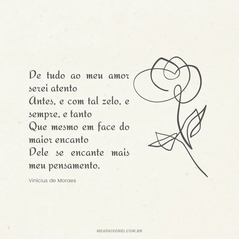 Poemas de amor - Vinícius de Moraes