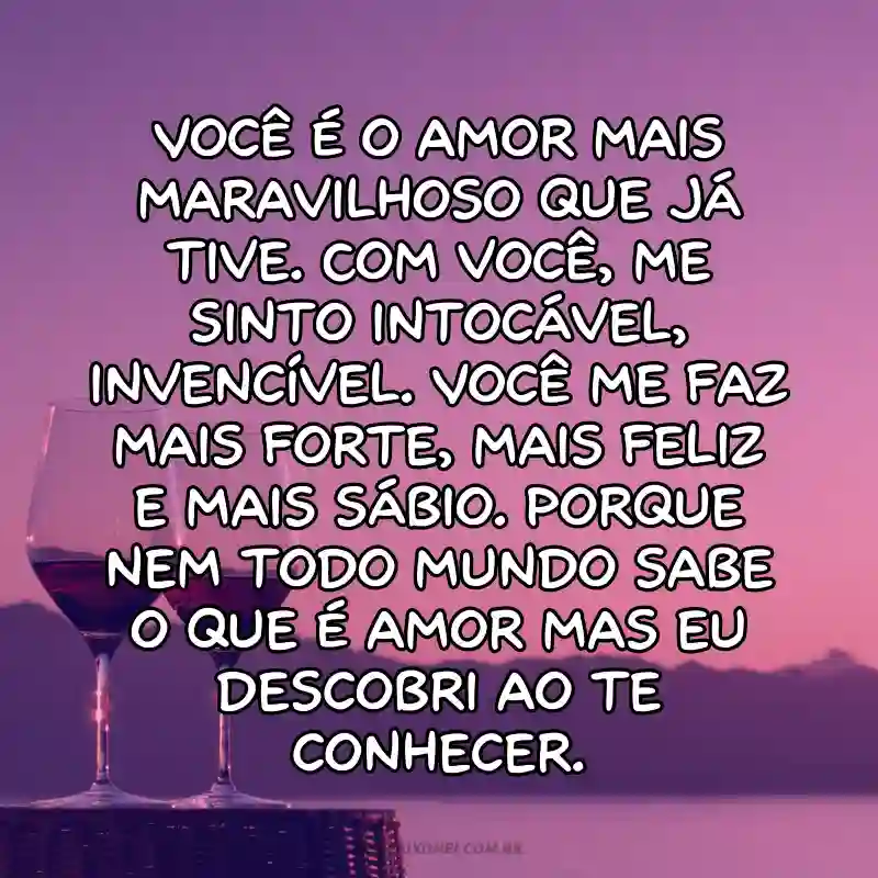 Doces mensagens românticas e fofas para sua namorada ou esposa