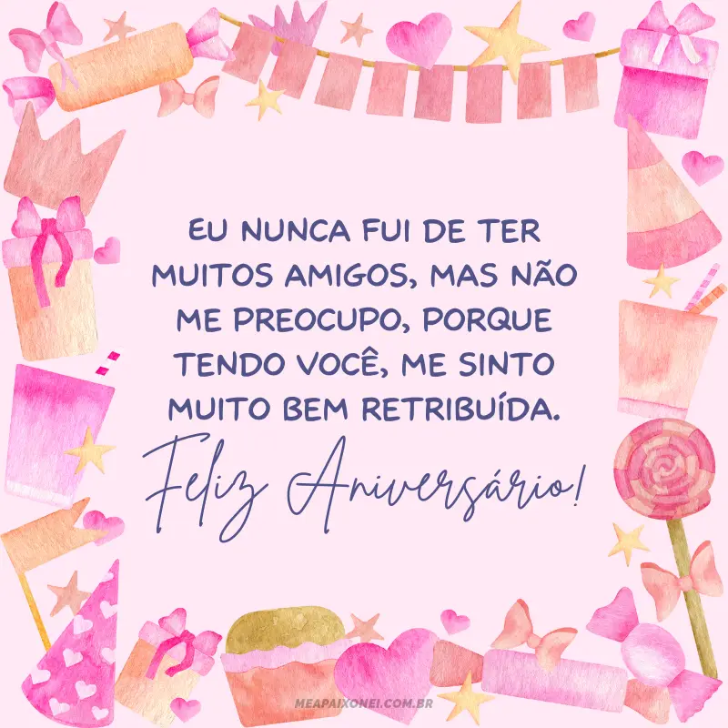 Frases de aniversário para amiga que a farão chorar de emoção
