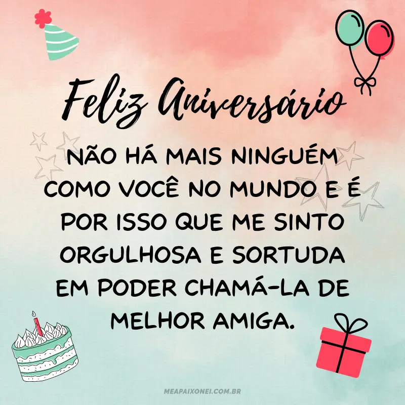 Frases de aniversário para amiga que a farão chorar de emoção