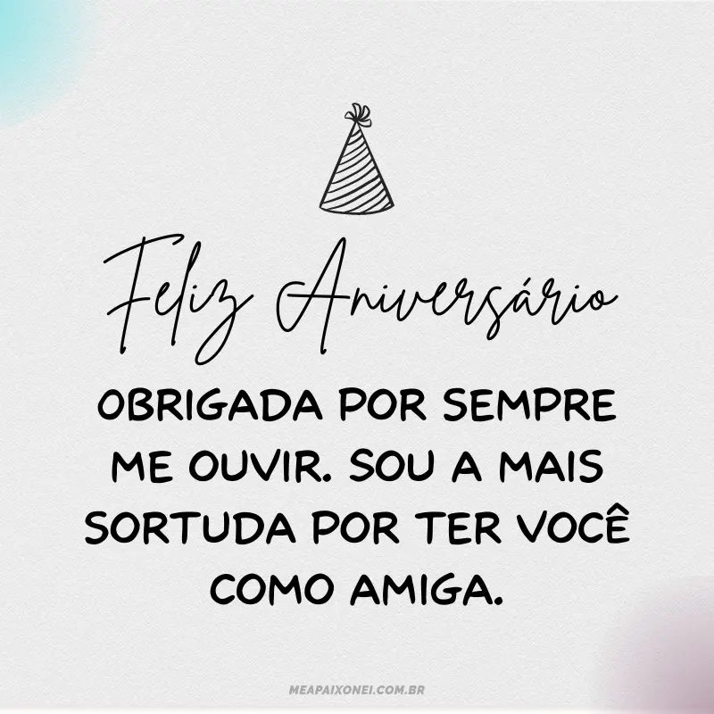 Frases de aniversário originais para uma amiga