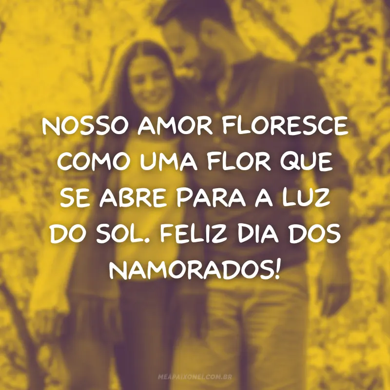 Frases de Dia dos Namorados para Casais Amantes da Natureza
