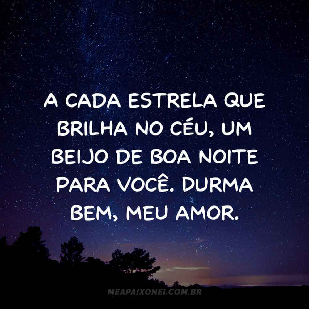 frases de boa noite com carinho