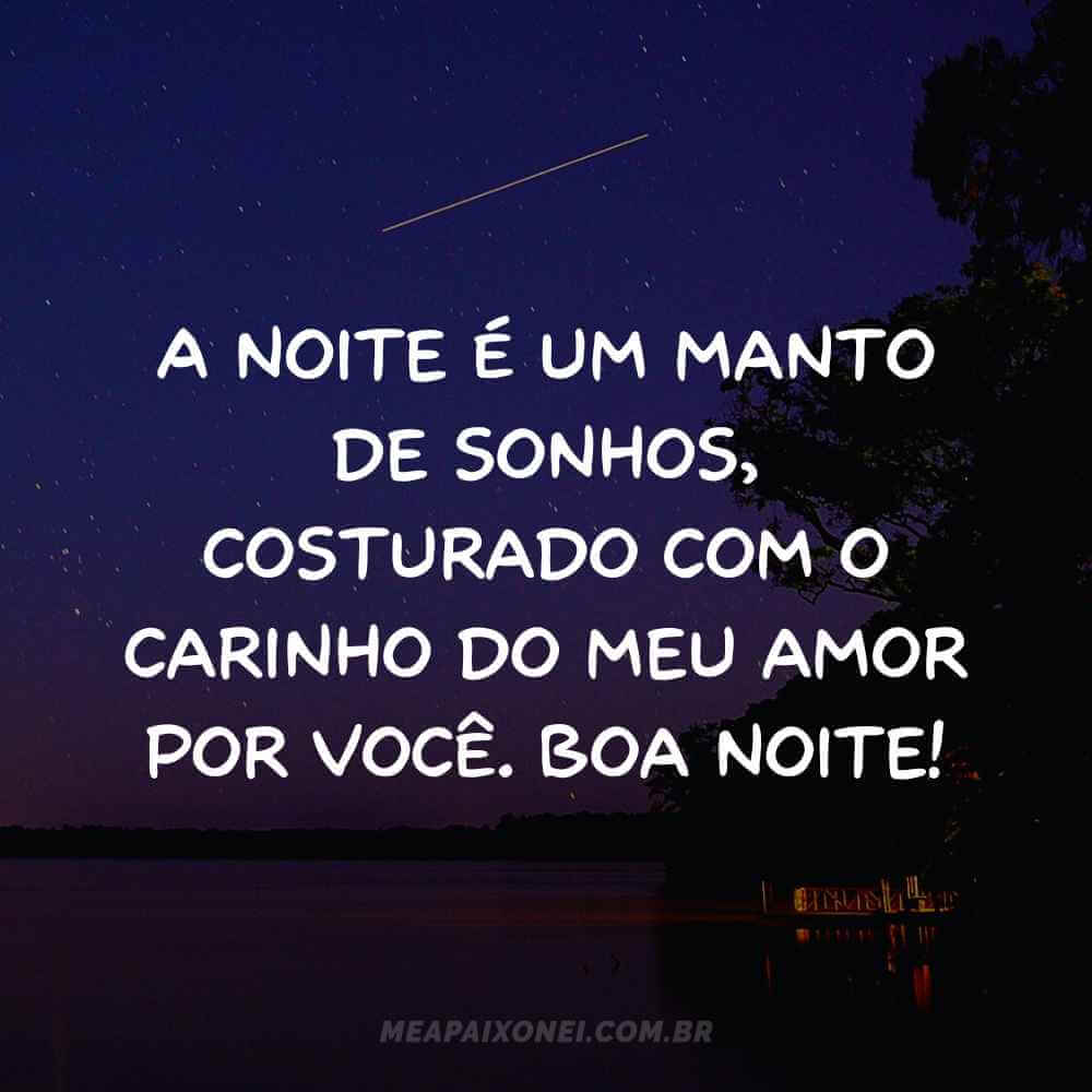 frases de boa noite com carinho