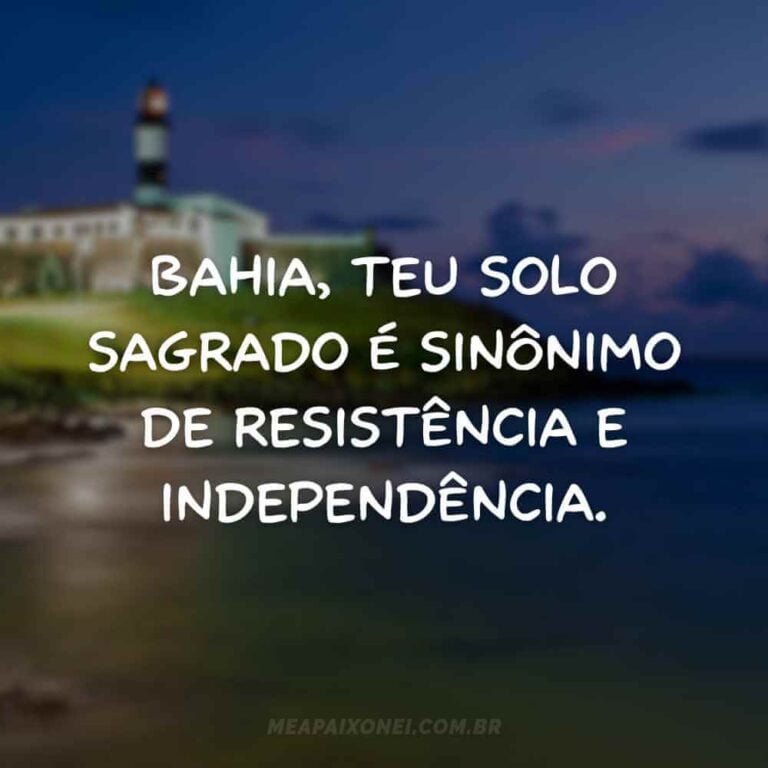 45 Frases do Dia da Independência da Bahia - Me Apaixonei