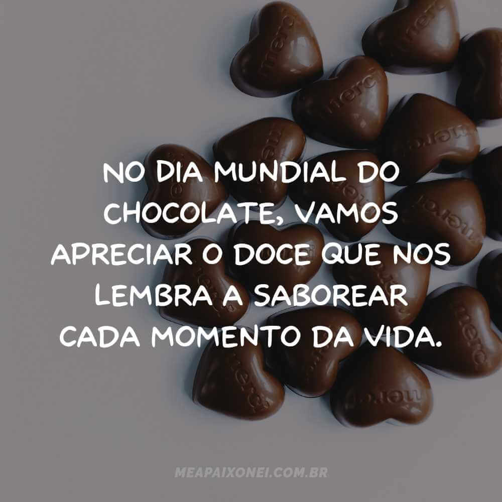 dia mundial do chocolate frases